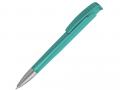 Шариковая ручка с геометричным корпусом из пластика 