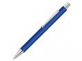 Ручка шариковая металлическая «Pyra» soft-touch с зеркальной гравировкой, синий