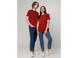 Футболка унисекс T-Bolka 160, темно-красная