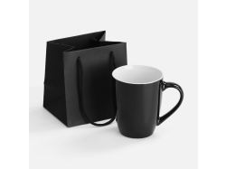 Пакет бумажный под кружку Cupfull, черный