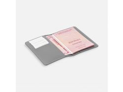 Обложка для паспорта Alaska, серая