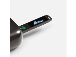 Флешка markBright Black с синей подсветкой, 32 Гб