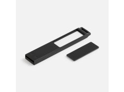 Флешка markBright Black с синей подсветкой, 32 Гб