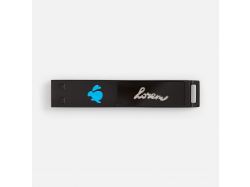 Флешка markBright Black с зеленой подсветкой, 32 Гб