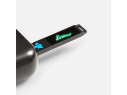 Флешка markBright Black с зеленой подсветкой, 32 Гб