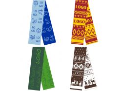 Шарф на заказ Tricksy Light, S, акрил