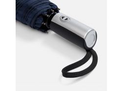 Зонт складной Fiber, темно-синий