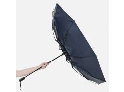 Зонт складной Fiber, темно-синий