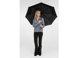 Зонт складной Fiber, темно-синий