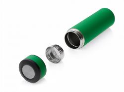 Термос «Confident» с покрытием soft-touch 420мл, зеленый