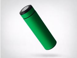 Термос «Confident» с покрытием soft-touch 420мл, зеленый