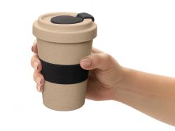 Стакан из пшеничного волокна «Flava», черный