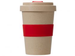 Стакан из пшеничного волокна «Flava», красный