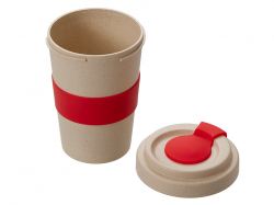 Стакан из пшеничного волокна «Flava», красный