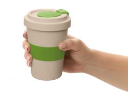 Стакан из пшеничного волокна «Flava», зеленое яблоко