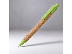 Ручка из пробки и переработанной пшеницы шариковая 