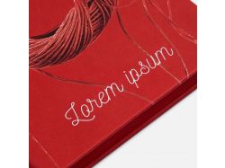 Ежедневник Cortado, недатированный, красный