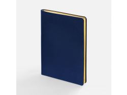 Ежедневник Nebraska Flex, недатированный, синий с золотистым