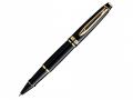 Ручка-роллер Waterman Expert 3, цвет: Black Laque GT, стержень: Fblk