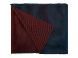 Шарф Nobilis, бирюзовый с терракотовым