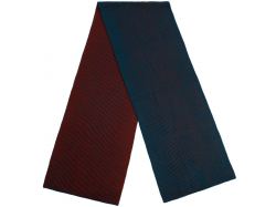 Шарф Nobilis, бирюзовый с терракотовым