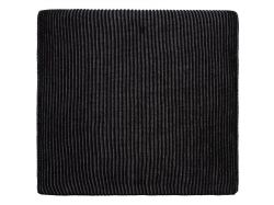 Шарф Nobilis, черный с серым меланжем