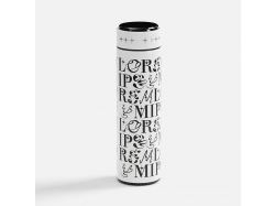 Смарт-бутылка с заменяемой батарейкой Long Therm, белая