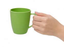 Кружка из пшеничного волокна Morning, 400 мл, зеленый