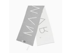 Шарф Bereg, молочный с серым