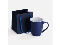 Пакет бумажный под кружку Cupfull, темно-синий