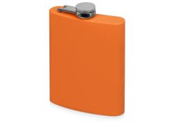 Фляжка 240 мл Remarque soft touch, 304 сталь, оранжевый