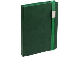 Ежедневник New Factor Metal, зеленый