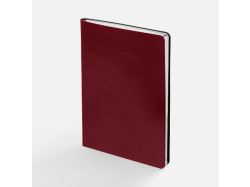 Ежедневник Nebraska Flex, недатированный, бордовый с серебристым