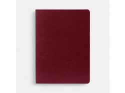 Ежедневник Nebraska Flex, недатированный, бордовый с серебристым