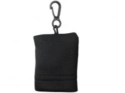 Очищающая салфетка «Neat» из микрофибры в чехле, черный