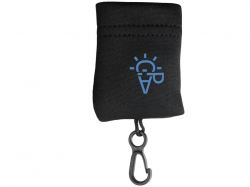 Очищающая салфетка «Neat» из микрофибры в чехле, черный