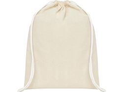 Рюкзак со шнурком Tenes из хлопка плотностью 140 г/м2, natural