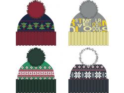 Шапка Joyful на заказ, акрил