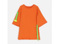 Футболка унисекс оверсайз Street Vibes, оранжевая