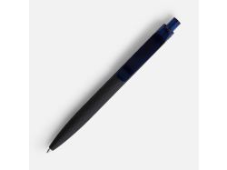 Ручка шариковая Prodir QS01 PRT-T Soft Touch, черная с синим