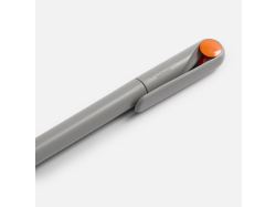 Ручка шариковая Prodir DS1 TMM Dot, серая с оранжевым