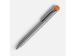 Ручка шариковая Prodir DS1 TMM Dot, серая с оранжевым