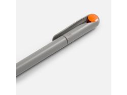 Ручка шариковая Prodir DS1 TMM Dot, серая с оранжевым