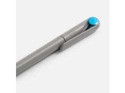 Ручка шариковая Prodir DS1 TMM Dot, серая с голубым