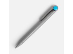 Ручка шариковая Prodir DS1 TMM Dot, серая с голубым