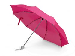 Складной механический зонт YAKU, фуксия