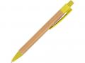 Шариковая ручка STOA с бамбуковым корпусом, желтый