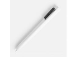 Ручка шариковая Swiper SQ, белая с черным