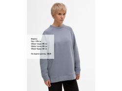 Свитшот унисекс S1, серый