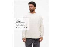 Свитшот унисекс S2, молочно-белый